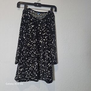 Old Navy Black Starry Dress